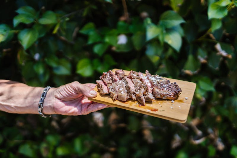 Grilled steak burrito