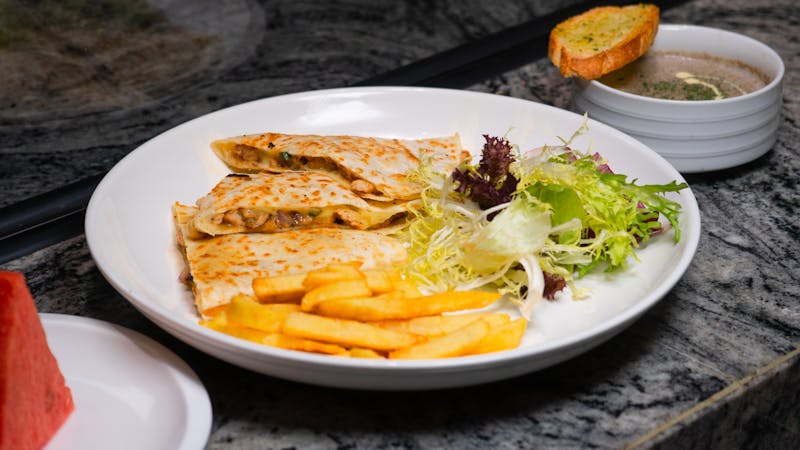 Crispy chicken taquitos appetizer